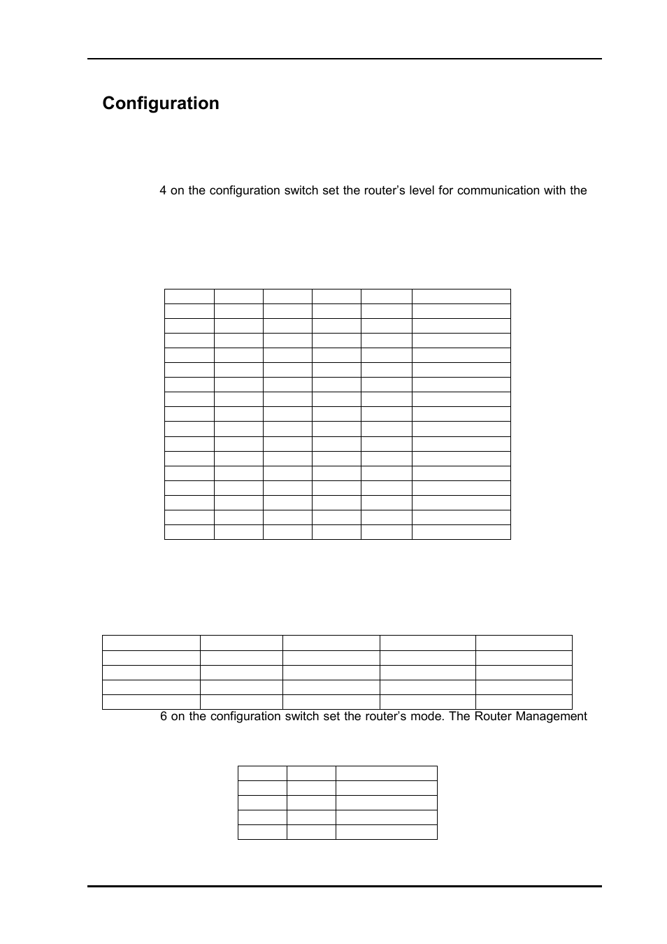 3 configuration, 1 router level, 2 router mode | 1 router mode on nxn square routers, 3configuration | Nevion VikinX Sublime series Rev.W User Manual | Page 10 / 36