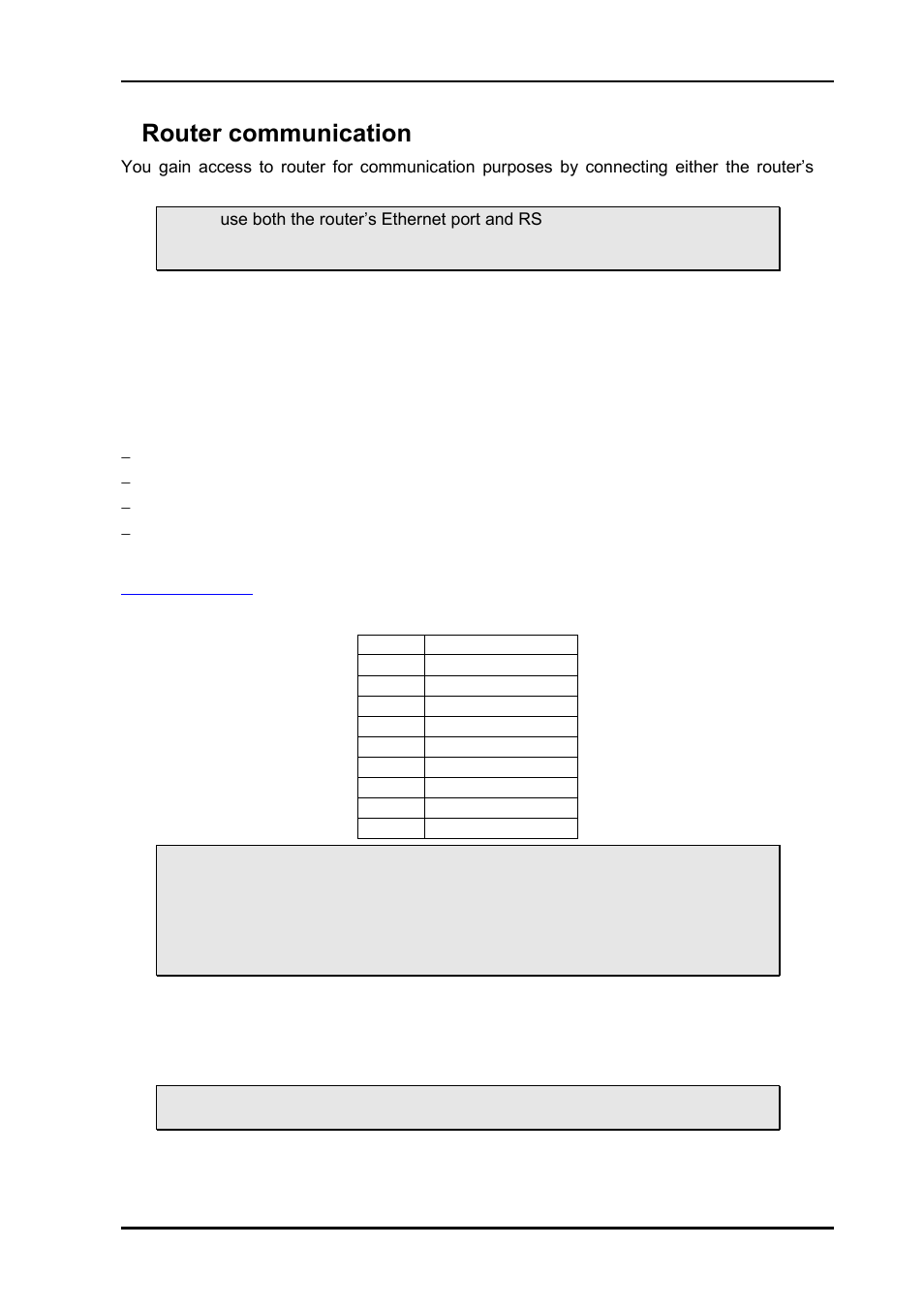 5 router communication, 1 serial connection, 1 maximum cable length (rs-232) | 5router communication | Nevion VikinX Sublime series Rev.W User Manual | Page 19 / 36