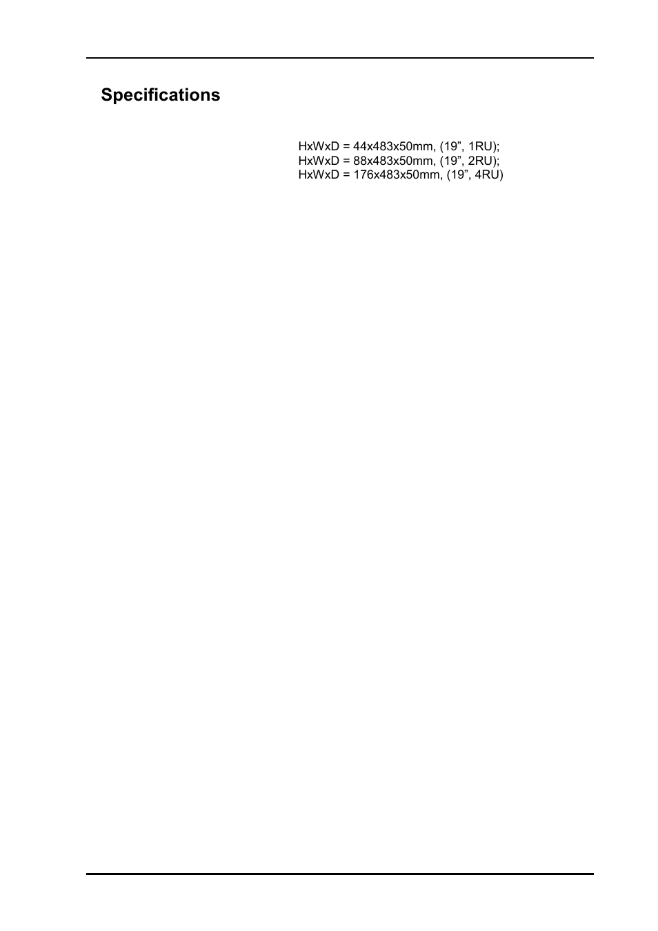 2 specifications, 1 mechanics, 1 weight and power consumption | 2 power supply, 3 control, 2specifications | Nevion Sublime Control Panels User Manual | Page 6 / 25