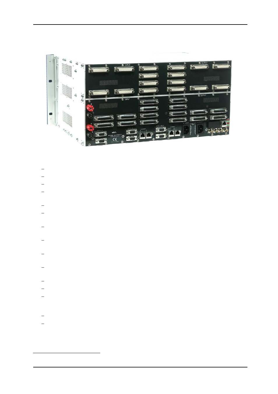 5 rear view | Nevion AD6464M User Manual | Page 7 / 26