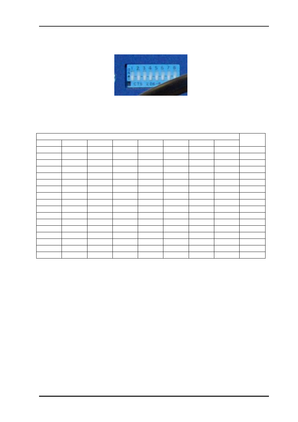 4 dip switches on the panel | Nevion CP-TOUCH User Manual | Page 12 / 18