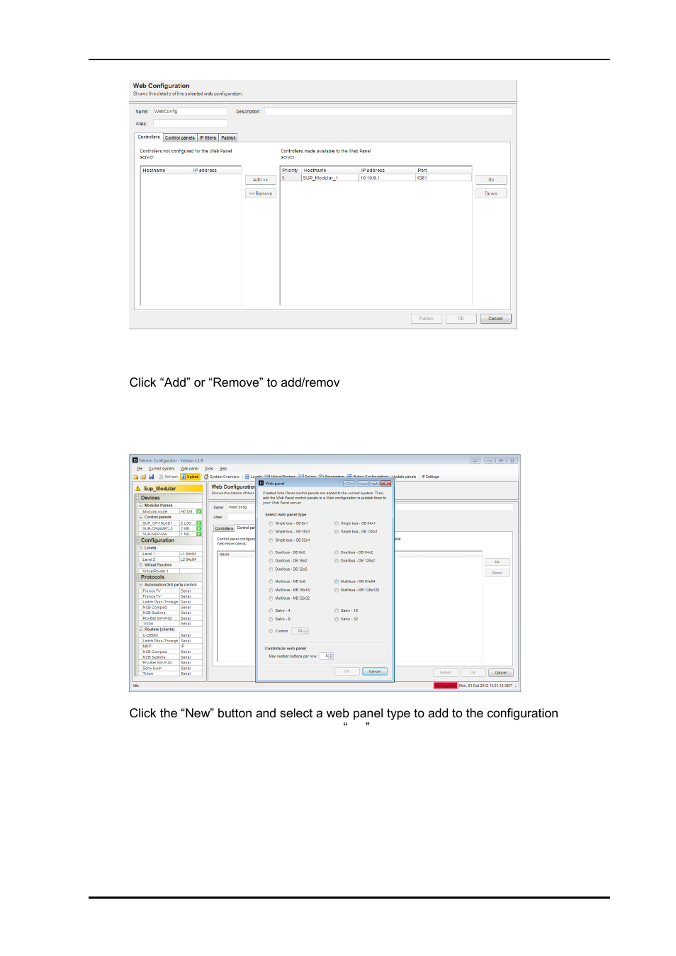 Nevion Web Panel User Manual | Page 13 / 32