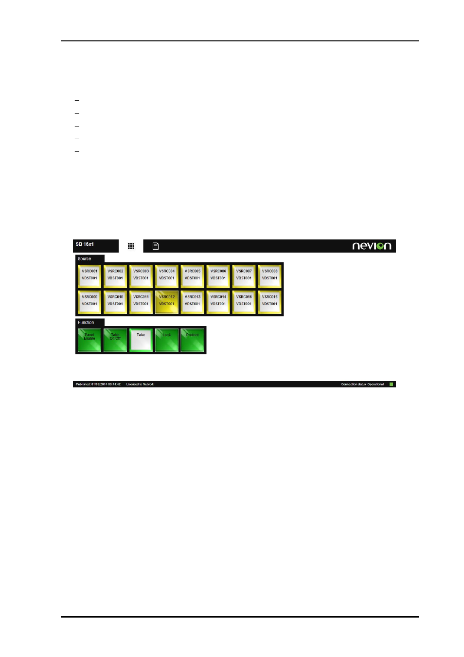3 web panel templates, 1 single-bus, 2 dual-bus | Nevion Web Panel User Manual | Page 16 / 32