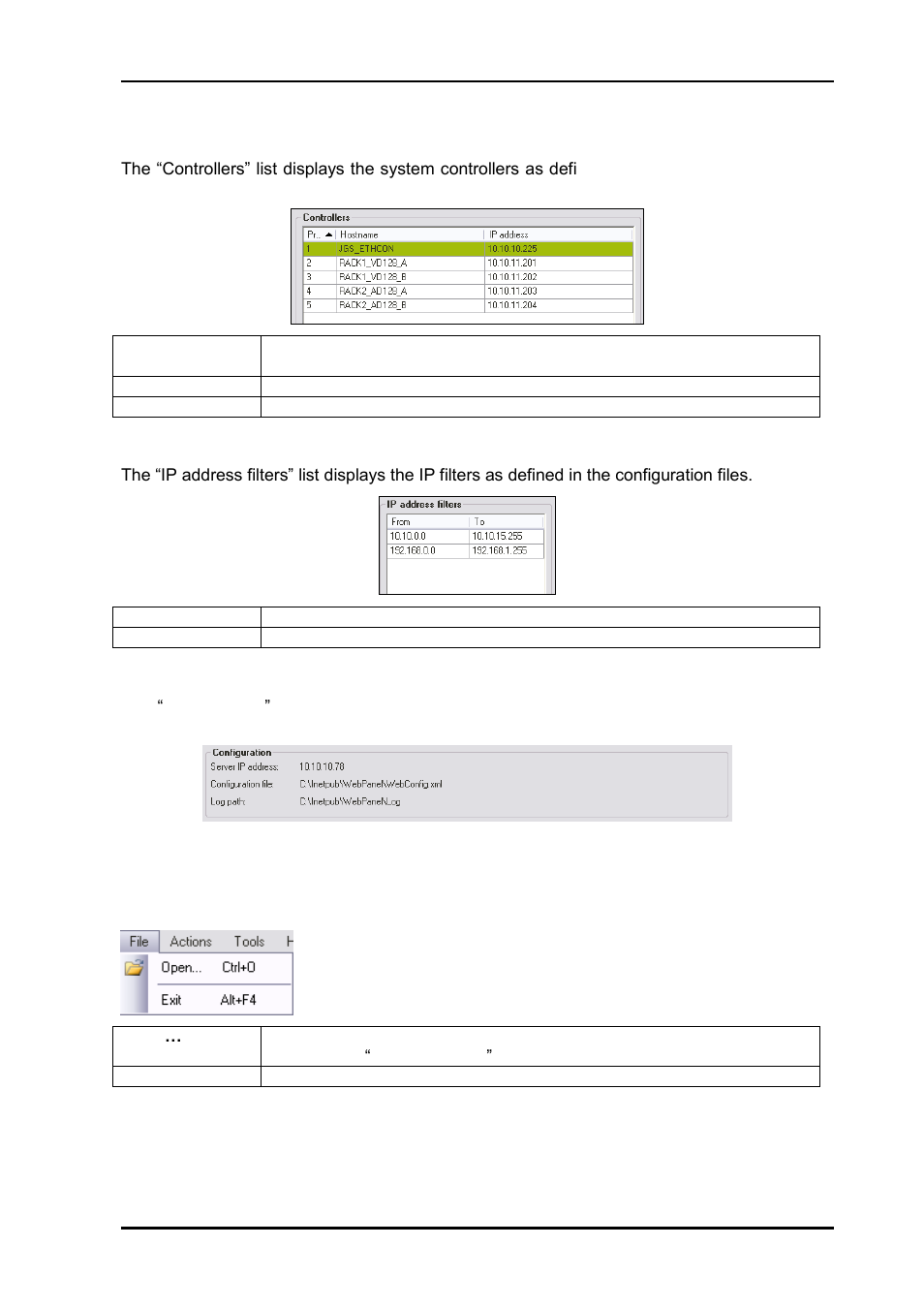 1 menu bar | Nevion Web Panel User Manual | Page 24 / 32