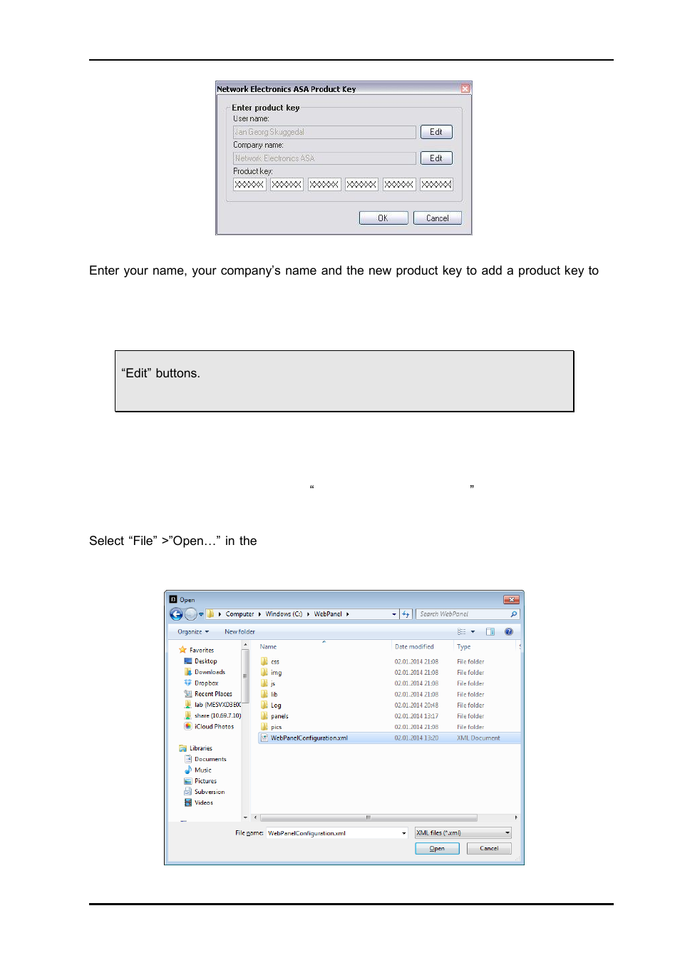 2 load configuration | Nevion Web Panel User Manual | Page 28 / 32