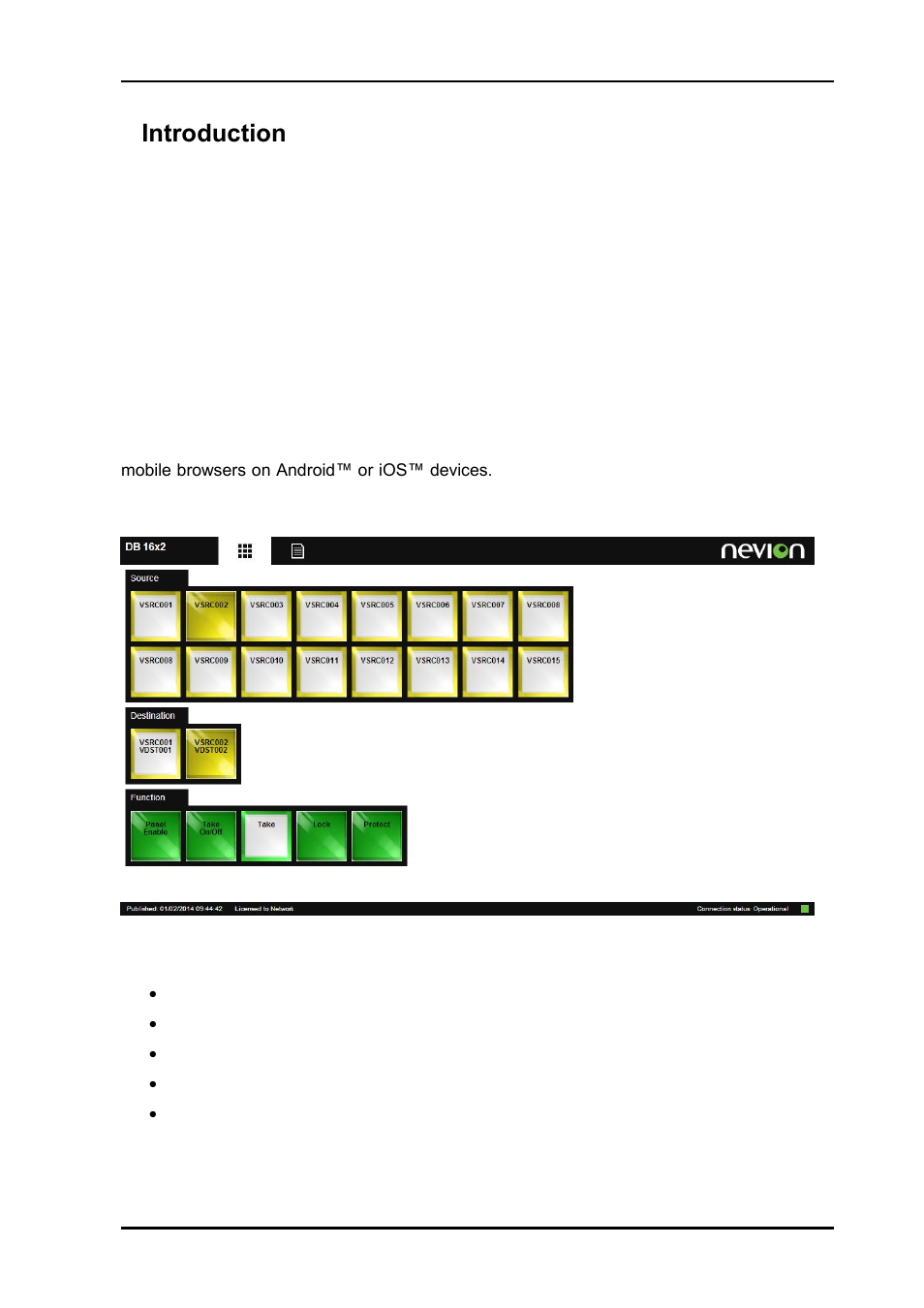 1 introduction, 1 product overview, 1introduction | Nevion Web Panel User Manual | Page 4 / 32