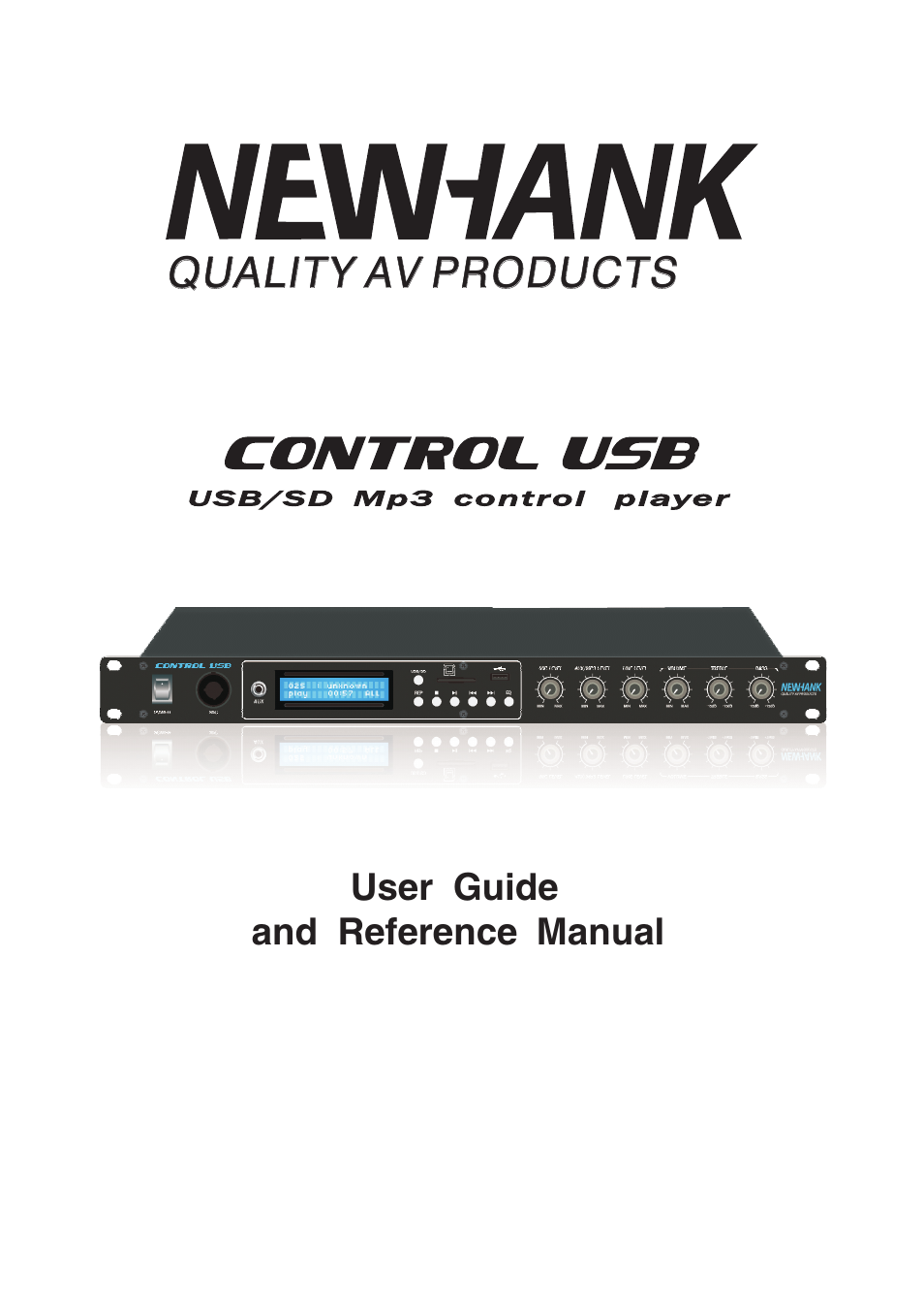 NewHank Control USB User Manual | 4 pages