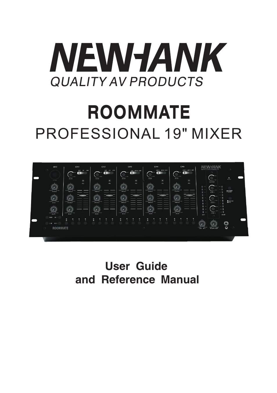 NewHank Roommate User Manual | 6 pages