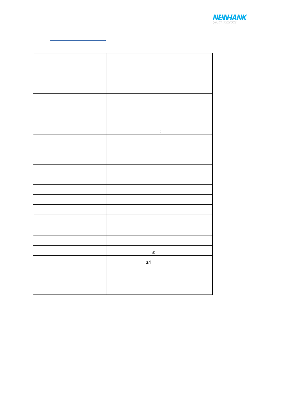 Specifications | NewHank MVIW-070X2-RK User Manual | Page 4 / 10