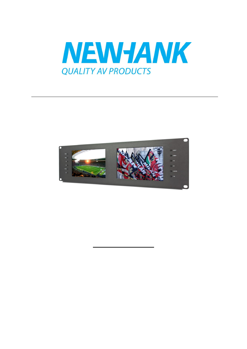 NewHank MVIW-070X2-RKBC User Manual | 12 pages