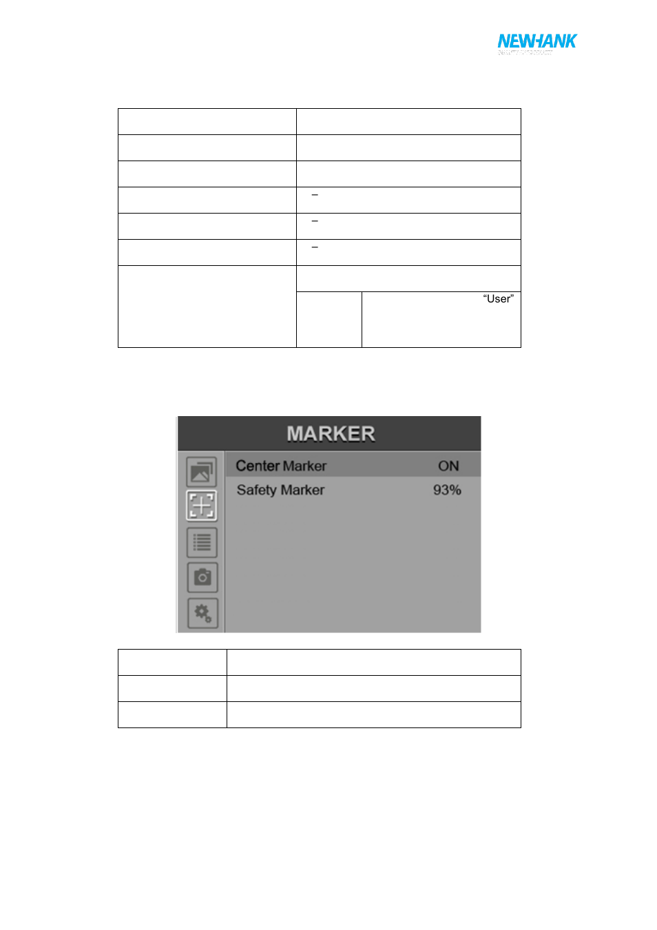 Marker | NewHank MVIW-070X2-RKBC User Manual | Page 7 / 12
