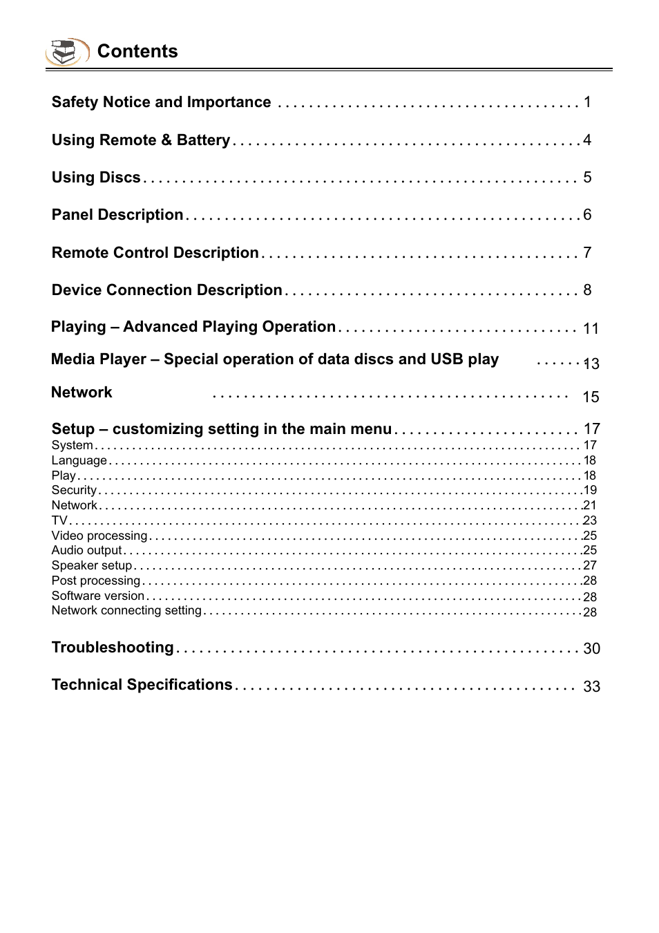 NewHank BDP-432 User Manual | Page 2 / 37