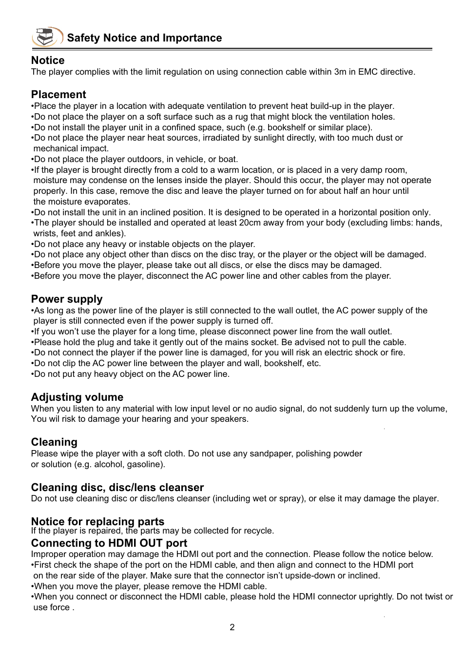 NewHank BDP-432 User Manual | Page 4 / 37