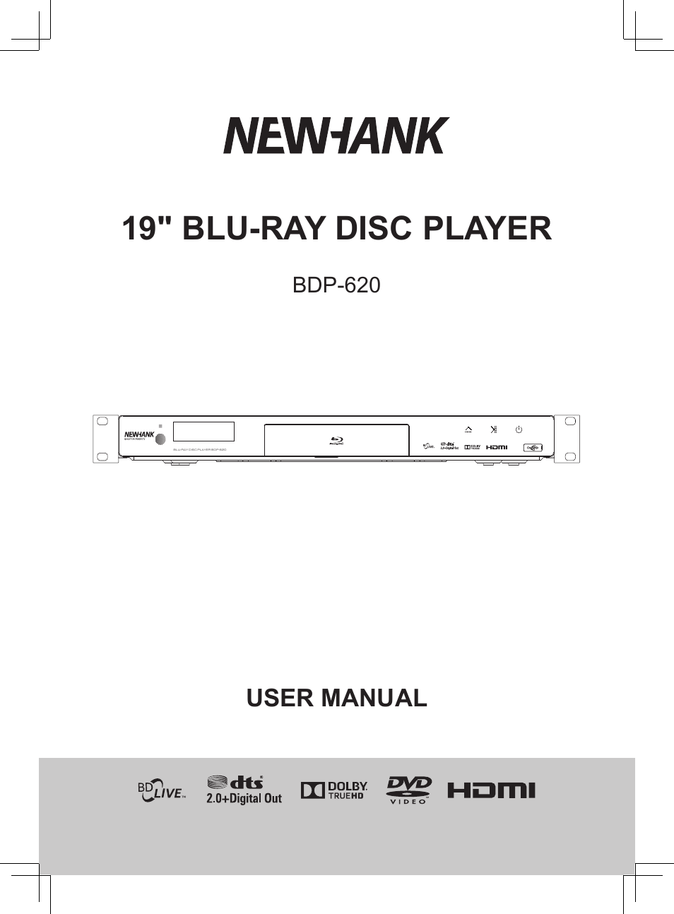NewHank BDP 620 User Manual | 23 pages