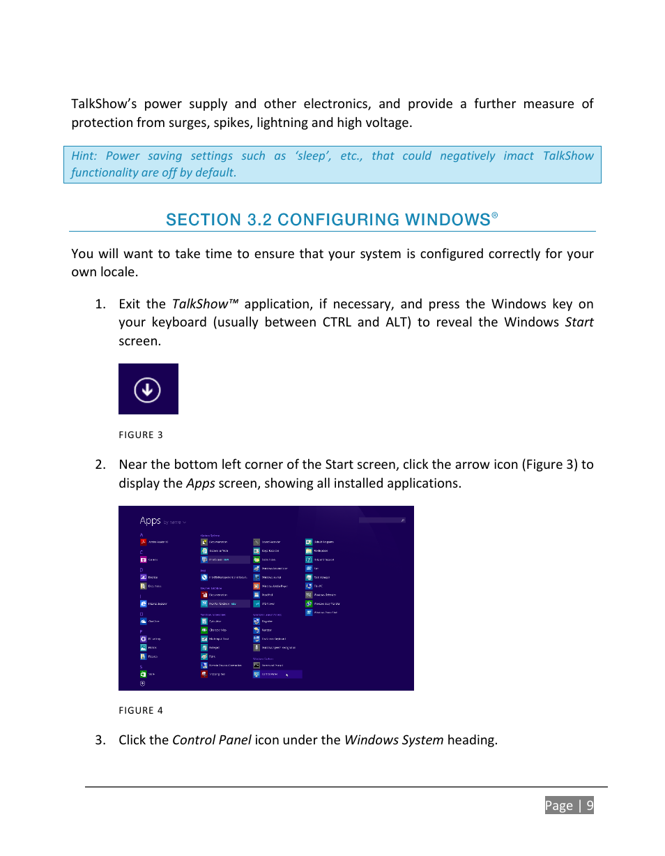 Ection, Onfiguring, Indows | NewTek TalkShow VS-100 User Manual | Page 17 / 101