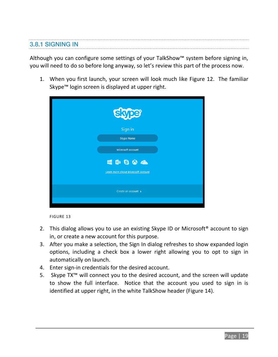 1 signing in | NewTek TalkShow VS-100 User Manual | Page 27 / 101