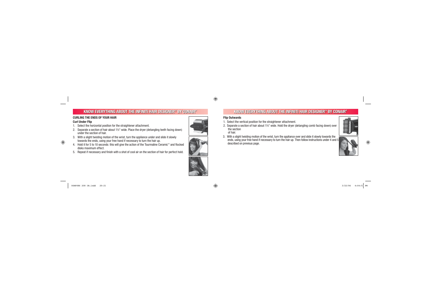 Know everything about the infiniti hair designer, By conair | Conair 208 User Manual | Page 11 / 34