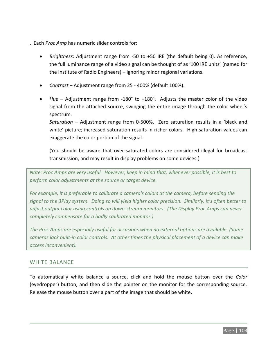 NewTek 3Play 4800 User Manual | Page 119 / 266