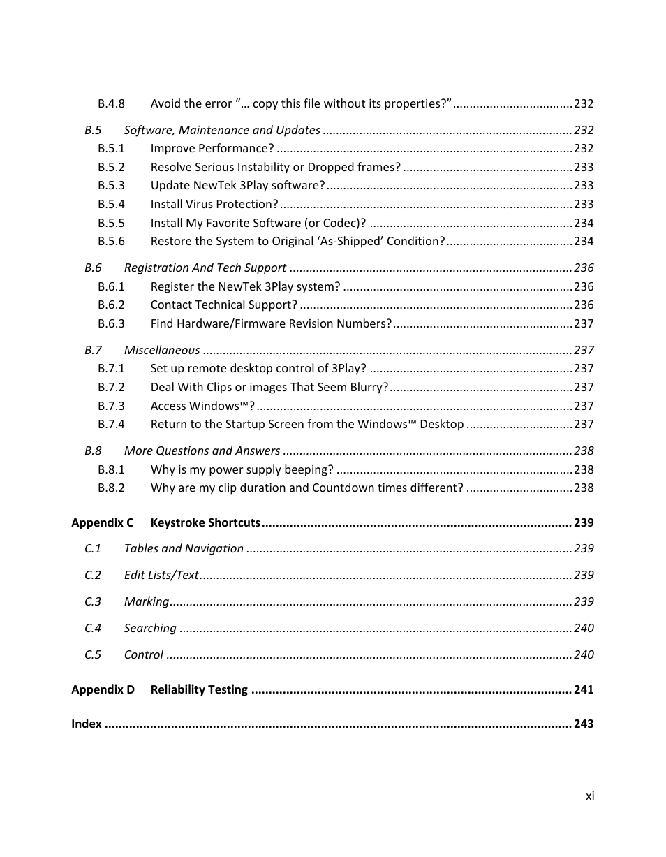 NewTek 3Play 4800 User Manual | Page 15 / 266