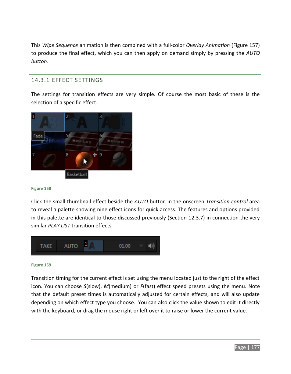 Effect settings | NewTek 3Play 4800 User Manual | Page 193 / 266