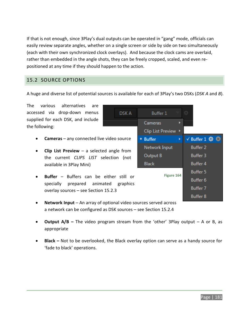 Source options | NewTek 3Play 4800 User Manual | Page 197 / 266
