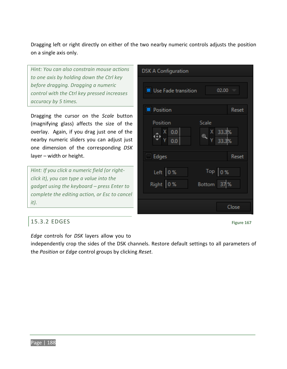 Edges | NewTek 3Play 4800 User Manual | Page 204 / 266