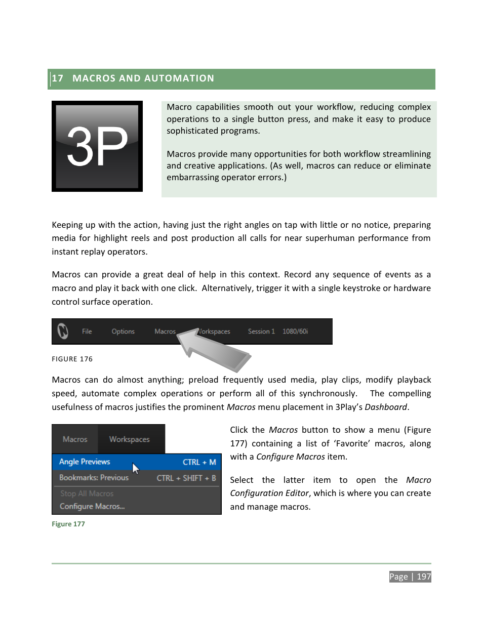 Macros and automation | NewTek 3Play 4800 User Manual | Page 213 / 266