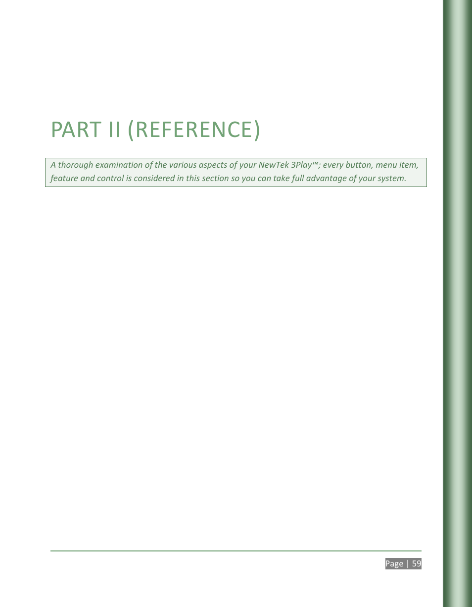 Part ii (reference) | NewTek 3Play 4800 User Manual | Page 75 / 266