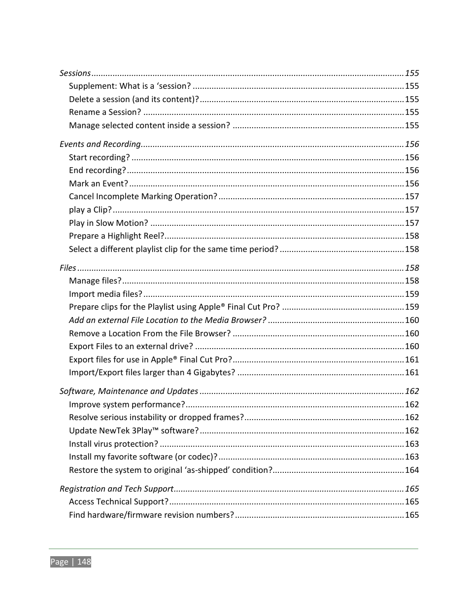 NewTek 3Play 820 User Manual | Page 162 / 194