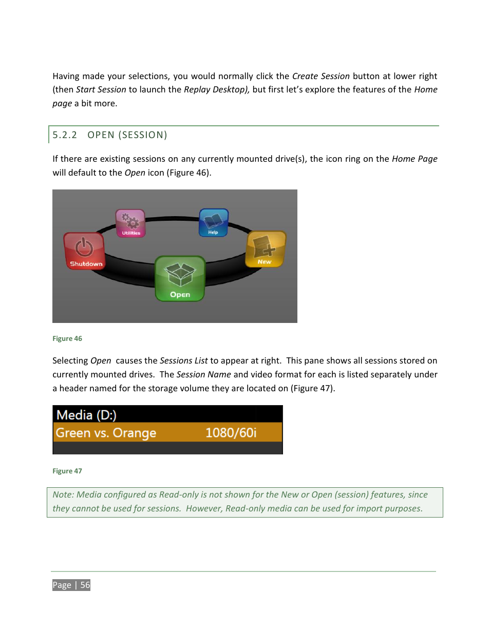 Open (session) | NewTek 3Play 820 User Manual | Page 70 / 194