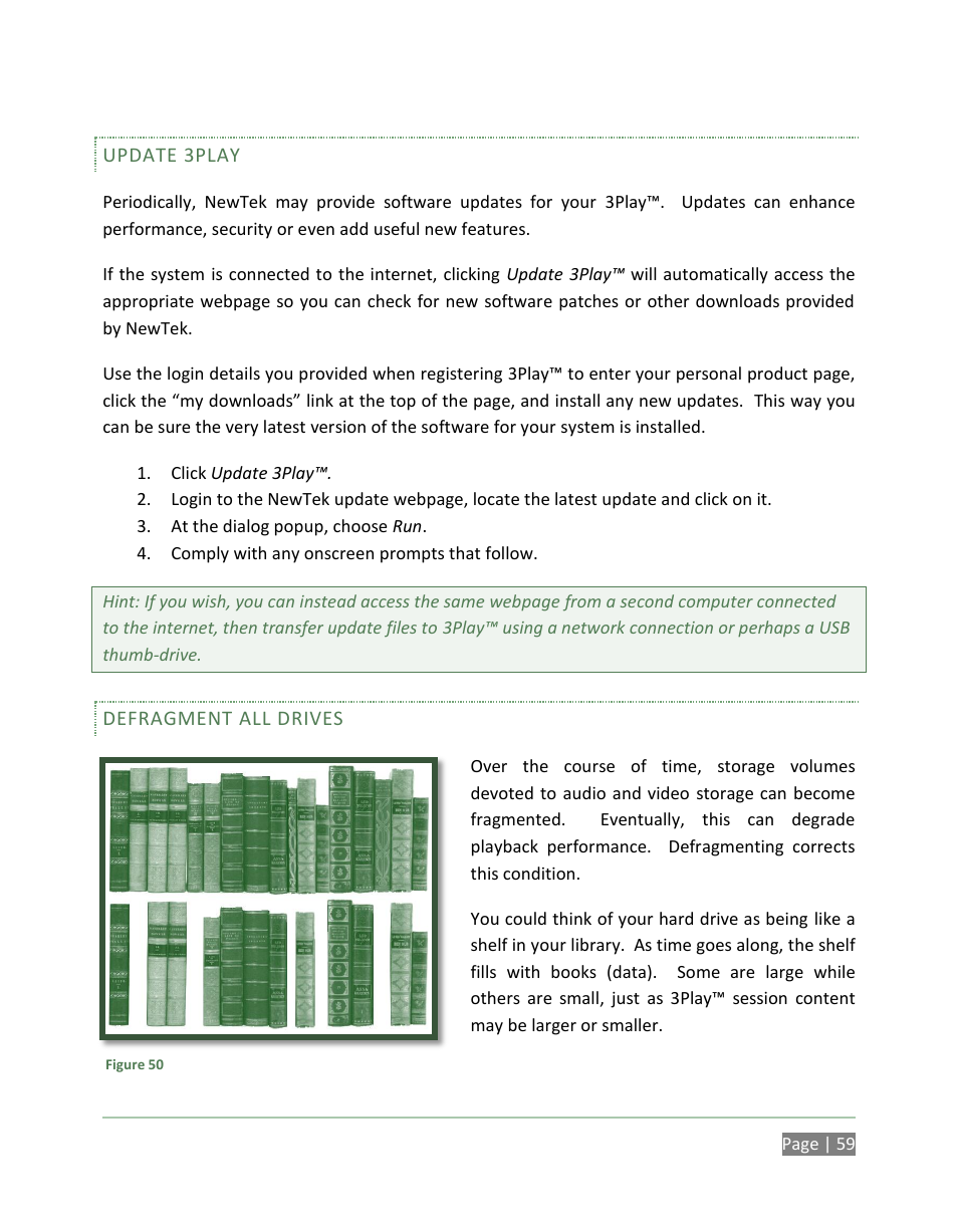 NewTek 3Play 820 User Manual | Page 73 / 194