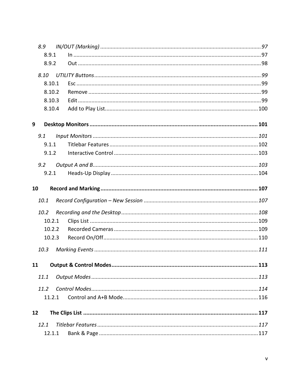 NewTek 3Play 820 User Manual | Page 9 / 194