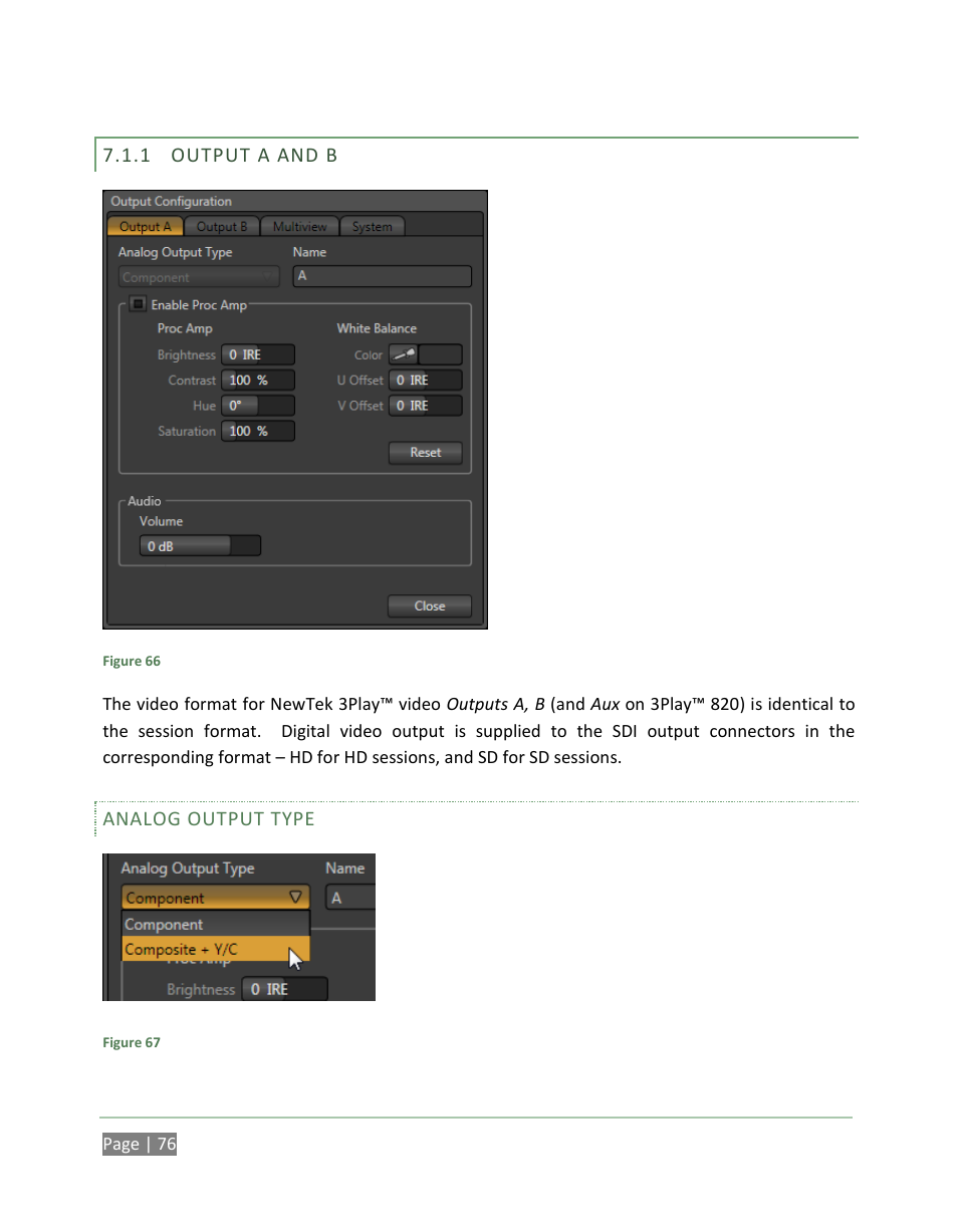 Output a and b | NewTek 3Play 820 User Manual | Page 90 / 194