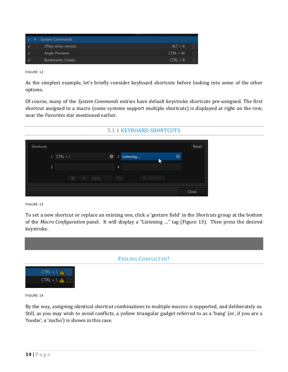 1 keyboard shortcuts | NewTek TriCaster Advanced Edition Automation and Integration Guide User Manual | Page 26 / 179