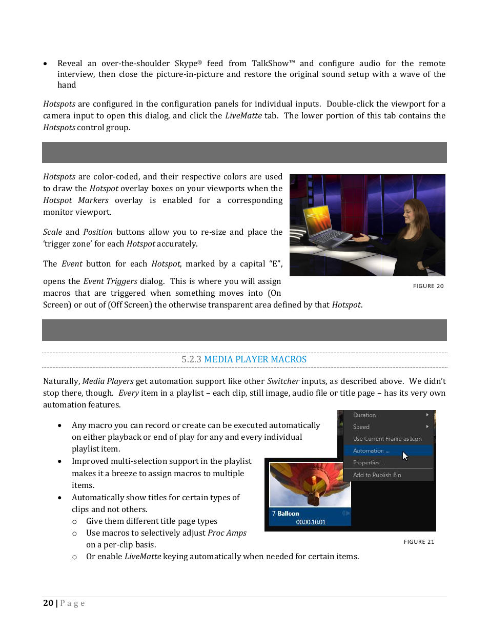 3 media player macros | NewTek TriCaster Advanced Edition Automation and Integration Guide User Manual | Page 32 / 179