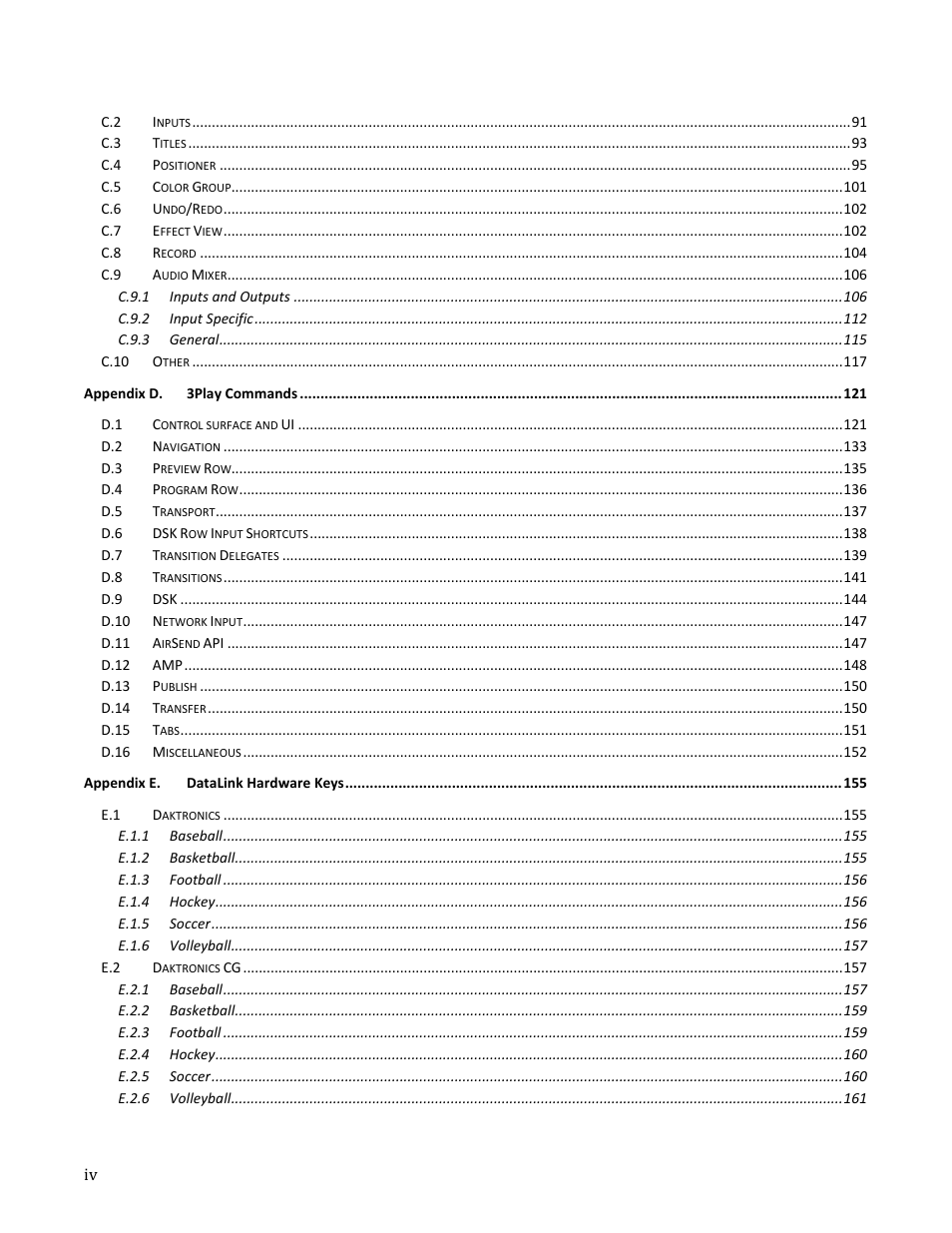 NewTek TriCaster Advanced Edition Automation and Integration Guide User Manual | Page 6 / 179