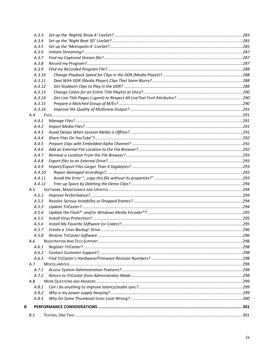 NewTek TriCaster Advanced Edition User Guide User Manual | Page 11 / 342