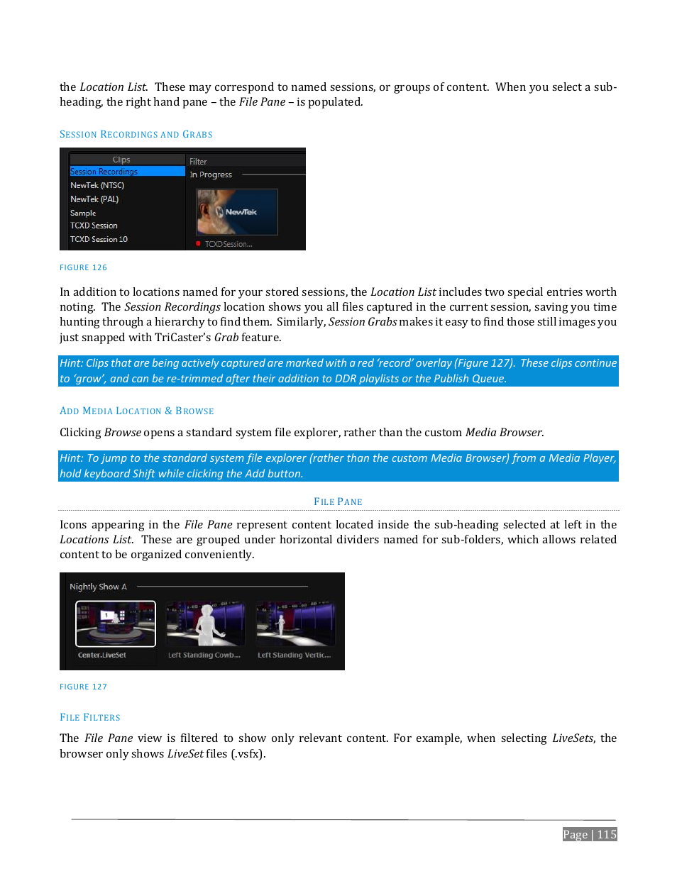 NewTek TriCaster Advanced Edition User Guide User Manual | Page 127 / 342