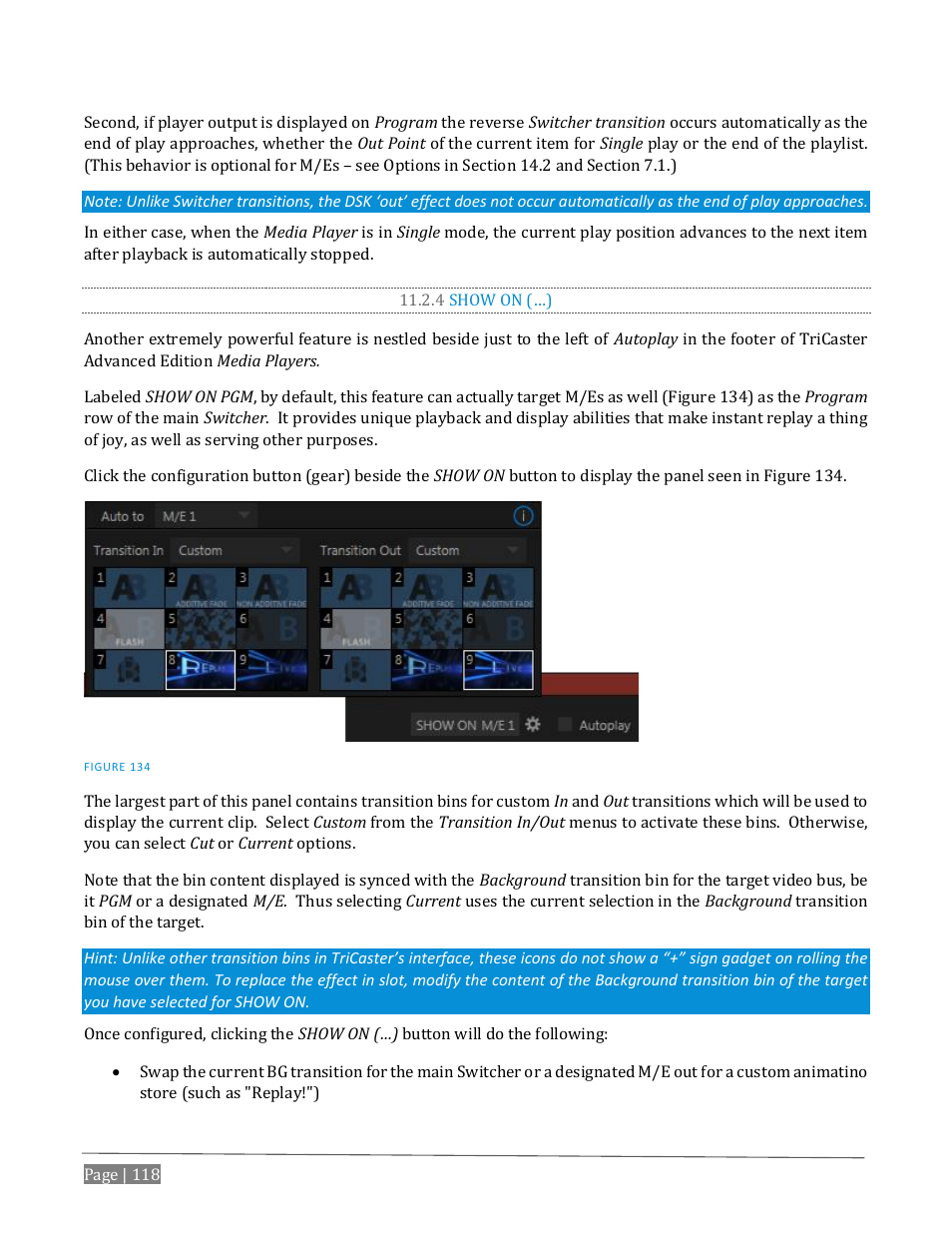 4 show on (…) | NewTek TriCaster Advanced Edition User Guide User Manual | Page 130 / 342