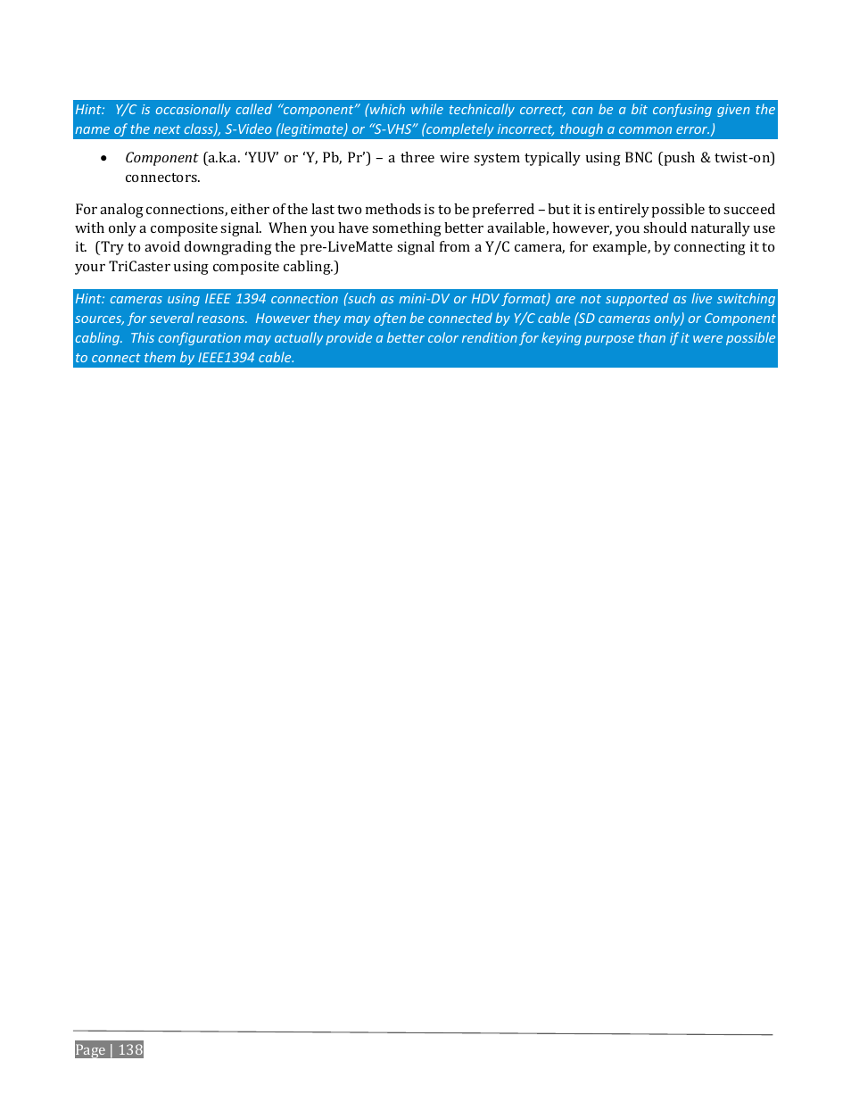 NewTek TriCaster Advanced Edition User Guide User Manual | Page 150 / 342