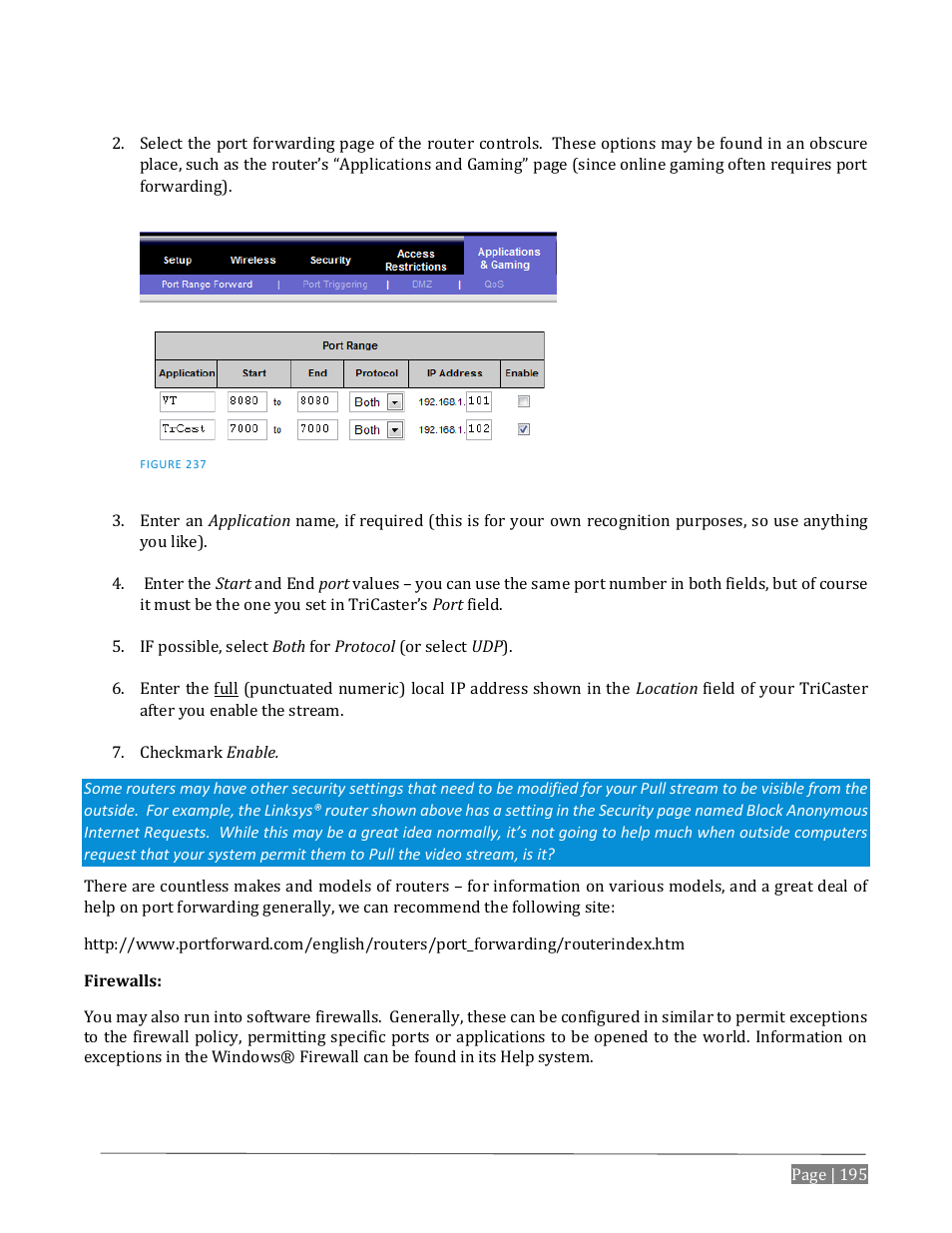 NewTek TriCaster Advanced Edition User Guide User Manual | Page 207 / 342