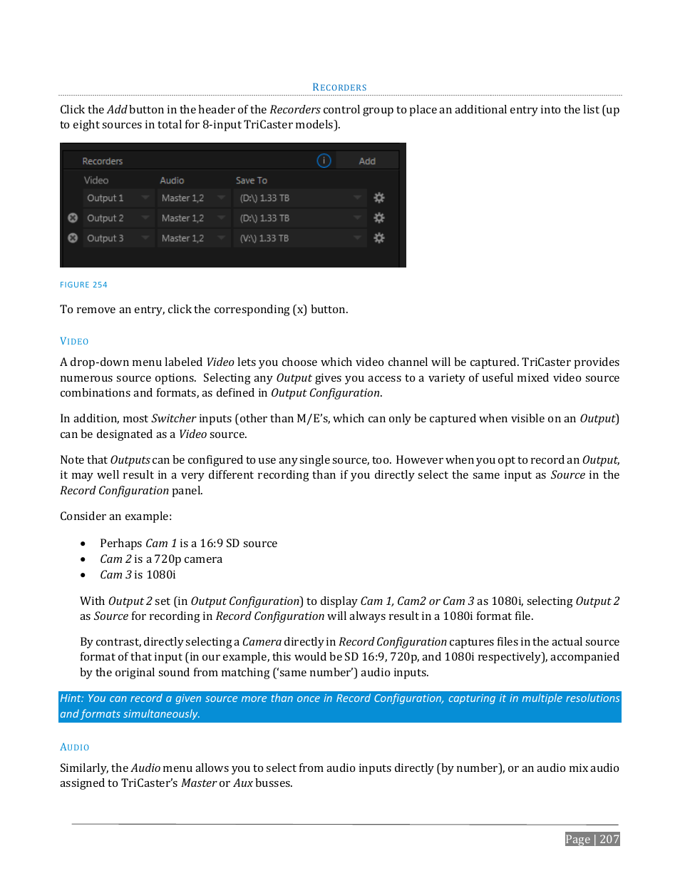NewTek TriCaster Advanced Edition User Guide User Manual | Page 219 / 342