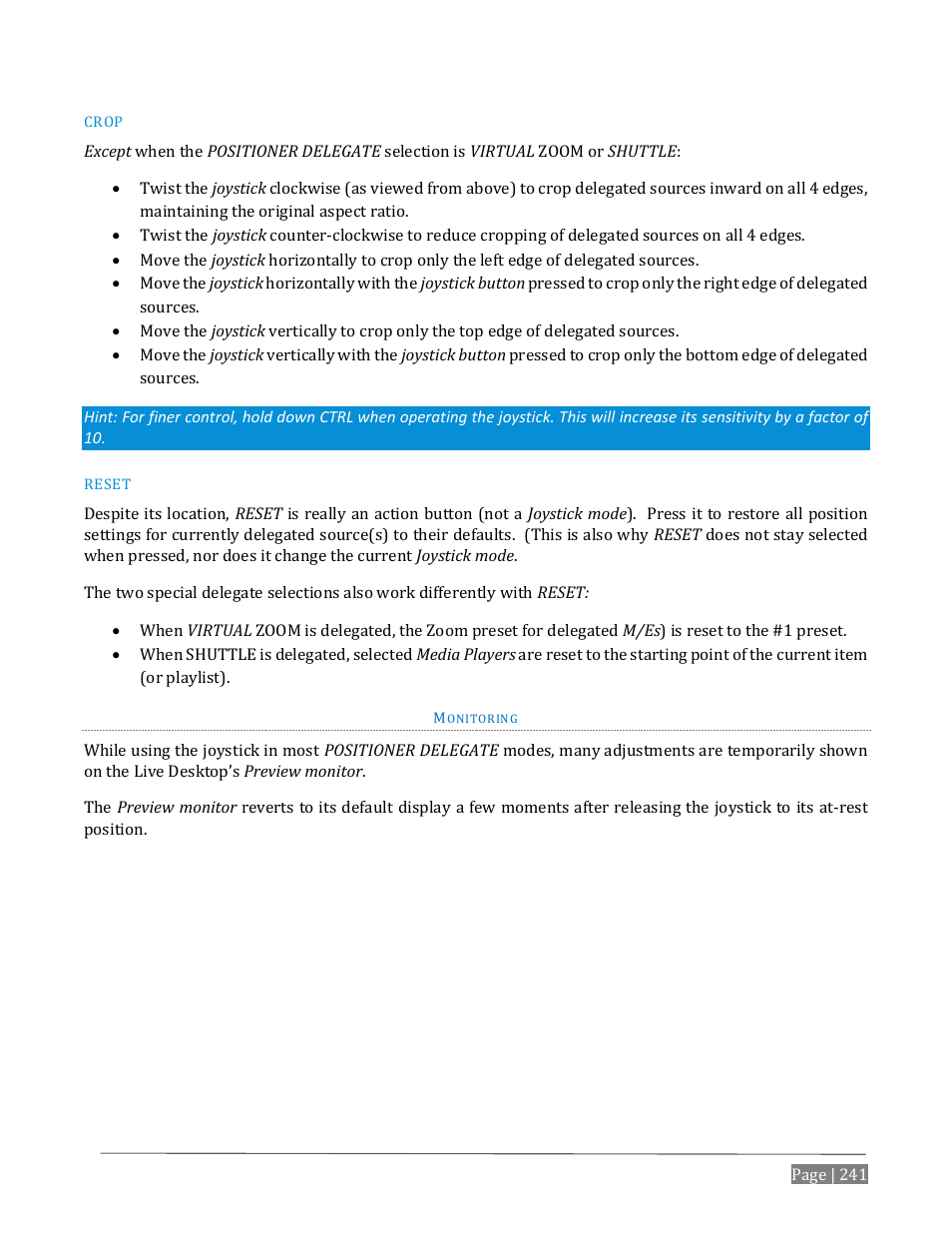 NewTek TriCaster Advanced Edition User Guide User Manual | Page 253 / 342