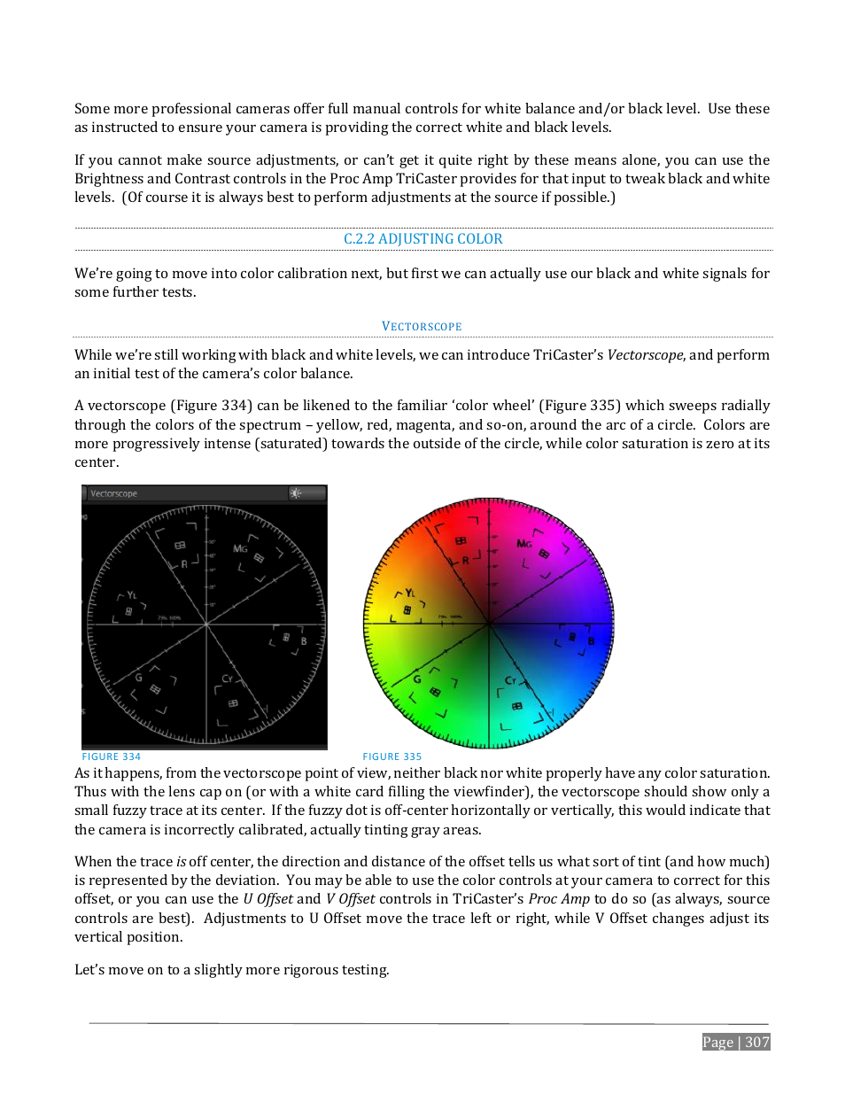 C.2.2, Adjusting color | NewTek TriCaster Advanced Edition User Guide User Manual | Page 319 / 342