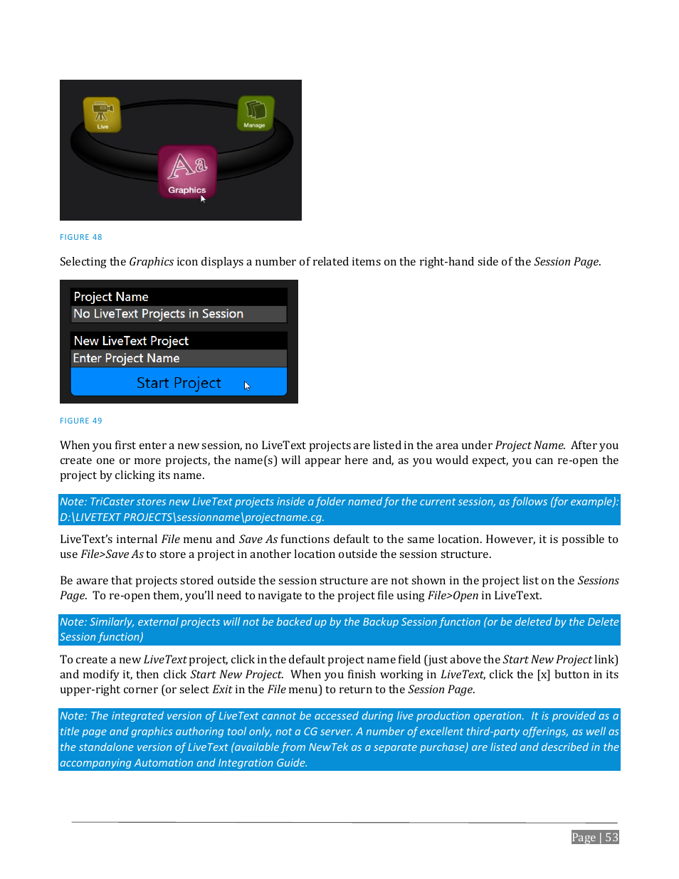 NewTek TriCaster Advanced Edition User Guide User Manual | Page 65 / 342