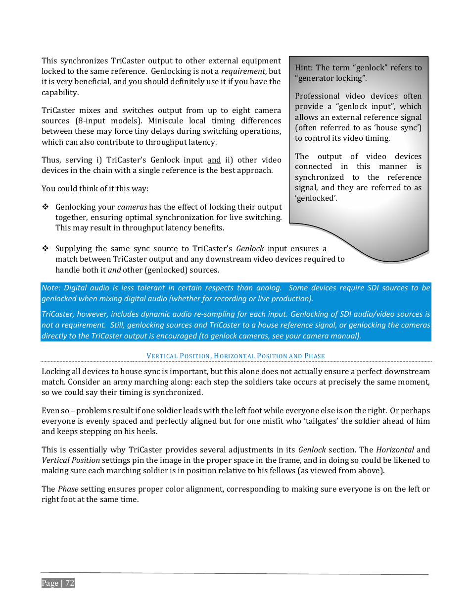 NewTek TriCaster Advanced Edition User Guide User Manual | Page 84 / 342