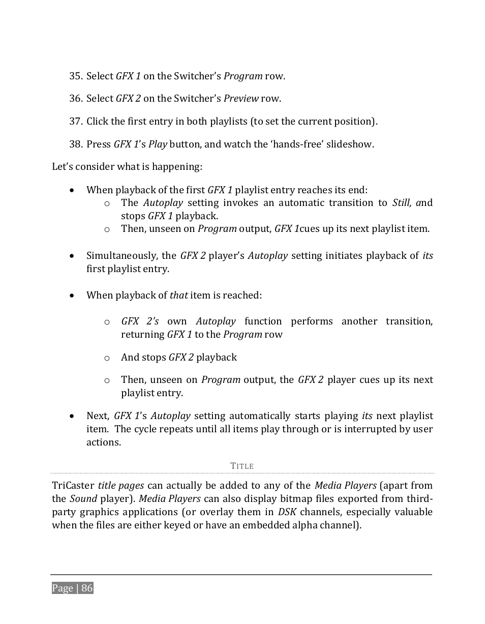 NewTek TriCaster 8000 User Manual | Page 102 / 529