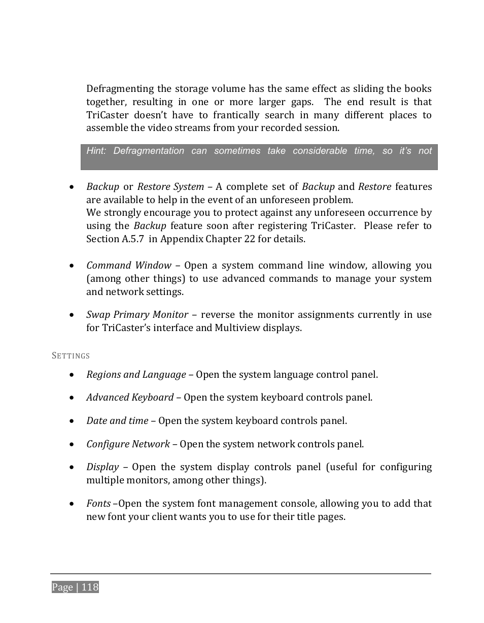 NewTek TriCaster 8000 User Manual | Page 134 / 529