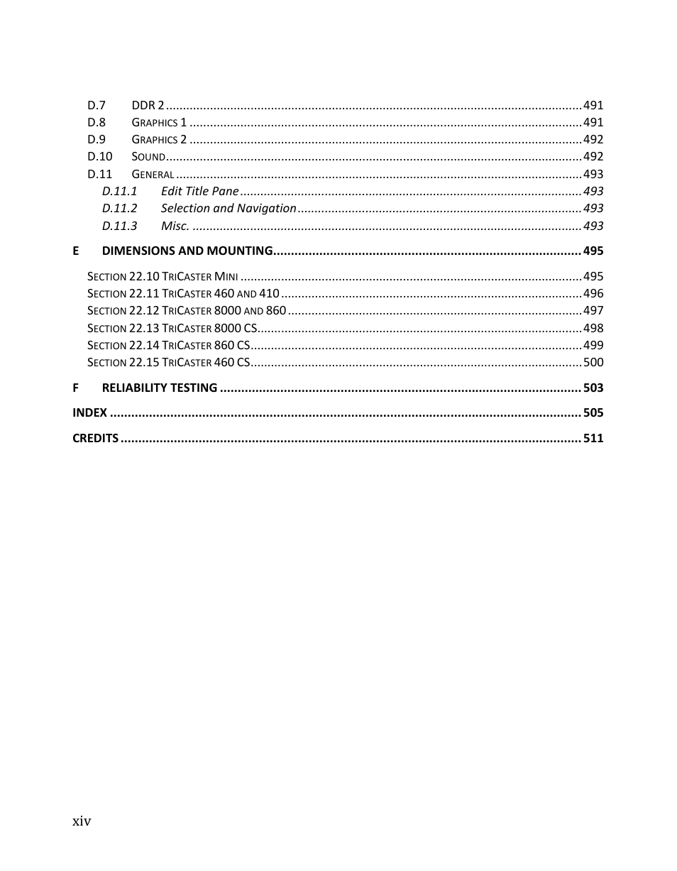 NewTek TriCaster 8000 User Manual | Page 16 / 529