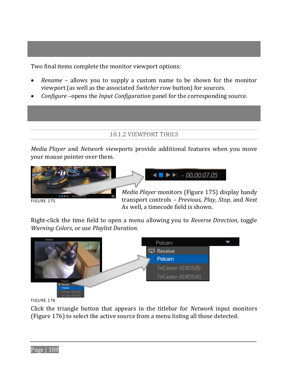 2 viewport tools | NewTek TriCaster 8000 User Manual | Page 204 / 529